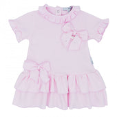 Blues Baby Baby Girl Pale Pink Bow Dress